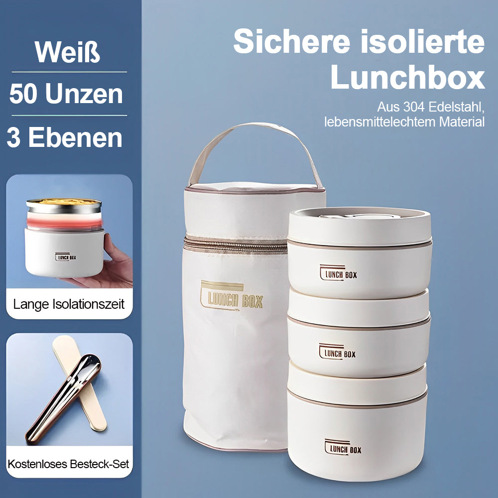 Vivolux | Tragbares isoliertes Lunchbox-Set
