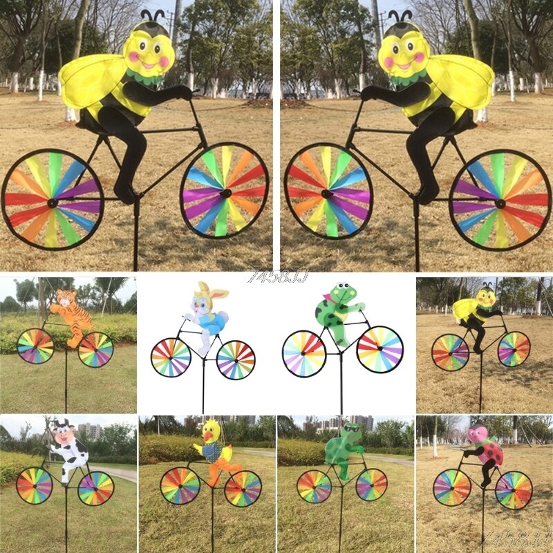 Vivolux | Tier-Fahrrad-Windspinner: Outdoor-Dekoration