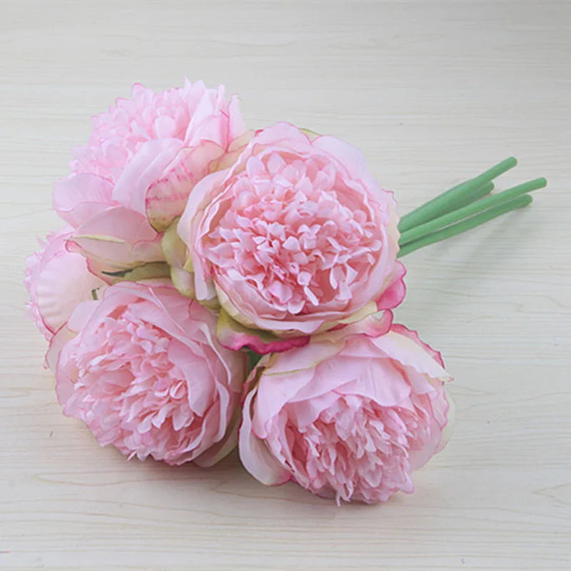 Vivolux | Große Pfingstrose Seidenblumenstrauß Set