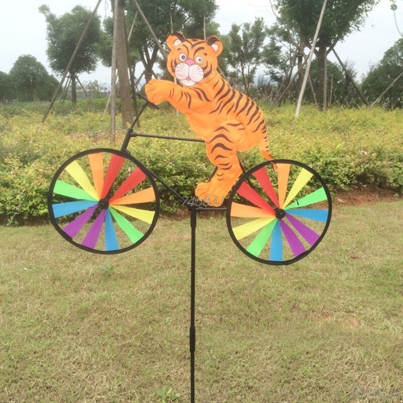 Vivolux | Tier-Fahrrad-Windspinner: Outdoor-Dekoration