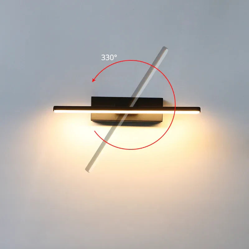 Vivolux | Moderne drehbare Schlafzimmer Nachttisch Wandlampe - verstellbare LED Wandlampenfassung