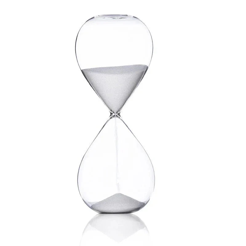 Vivolux | Glas Sanduhr Timer | Stilvolle Dekoration mit 5/10/30/60 Minuten Zeitangabe