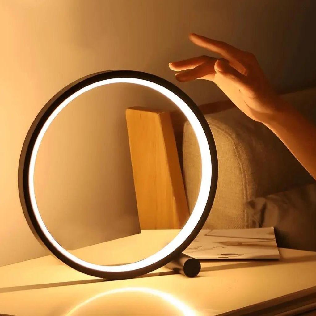 Vivolux | Dimmbare LED Touch Runde Tischlampe für kreative Räume