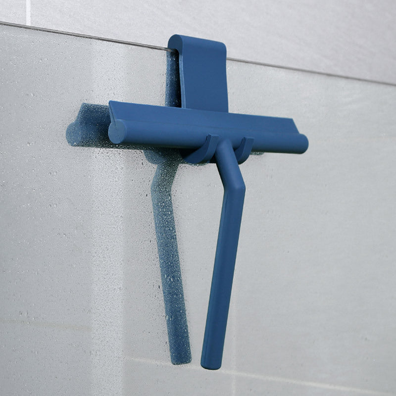 Vivolux | Retro Silikon-Wischer für die Dusche mit Aufbewahrungshalter