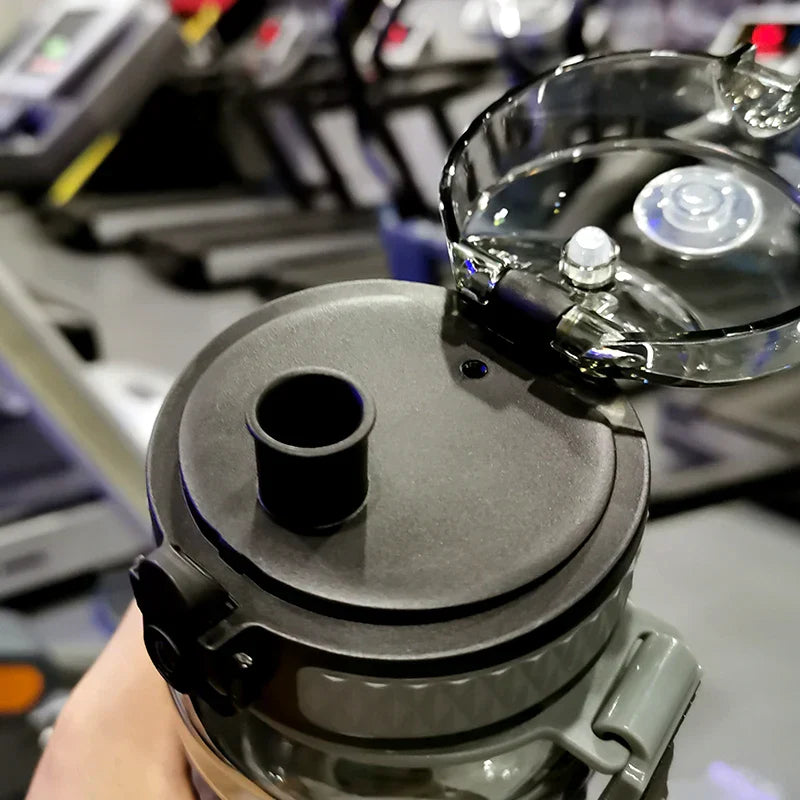 Vivolux | UZSPACE Sport-Wasserflaschen, BPA-frei, tragbar, sturzsicher, auslaufsicher, großes Fassungsvermögen, Fitness-Wasserkocher, Tritan-Kunststoff-Trinkflasche