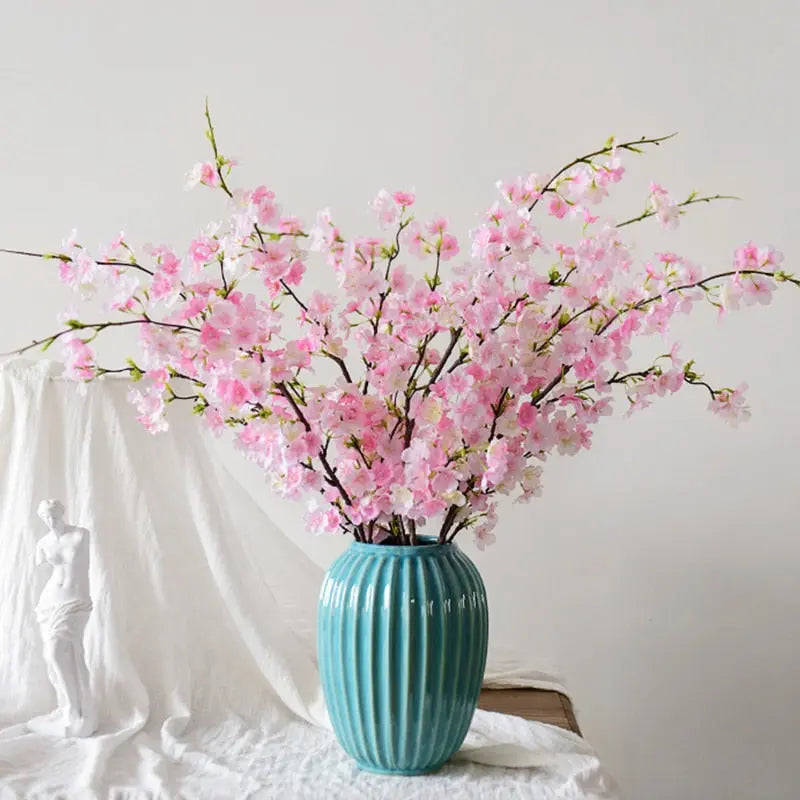 Vivolux | Künstlicher Kirschblütenzweig - 109 cm Seidenblumen