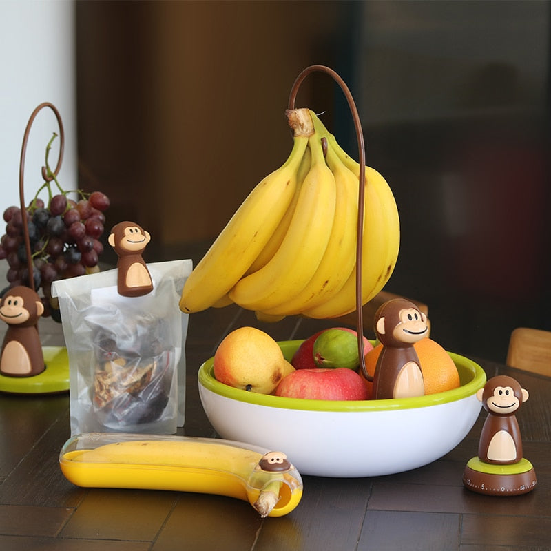 Vivolux | Monkey Shape Küche Banane Hänger Stand