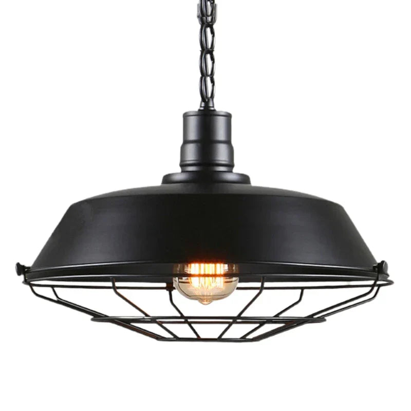 Vivolux | Vintage Loft Pendelleuchte: Industrielle Retro Eisen Deckenleuchte Kronleuchter für Salon, Restaurant, Bar, Küche