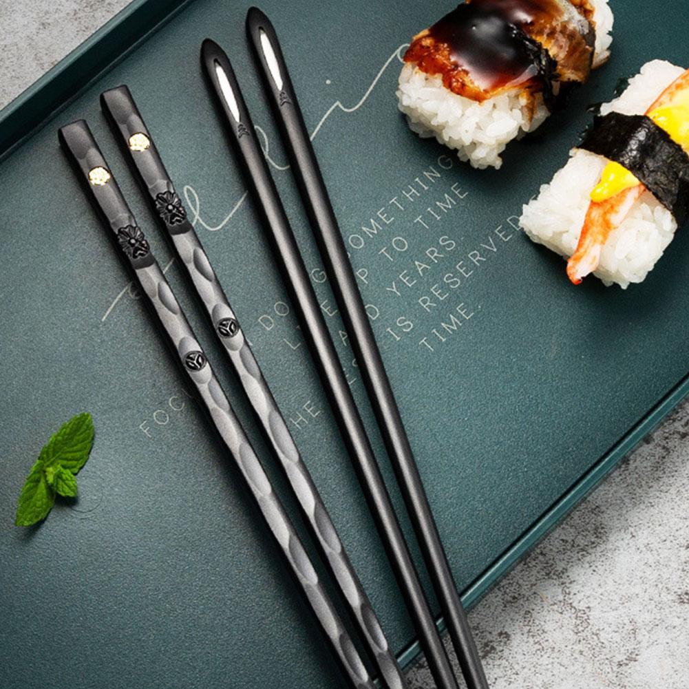 Vivolux | DineLux – Luxuriöses Essstäbchen-Set mit Raffinierten Designs (5 Paar)