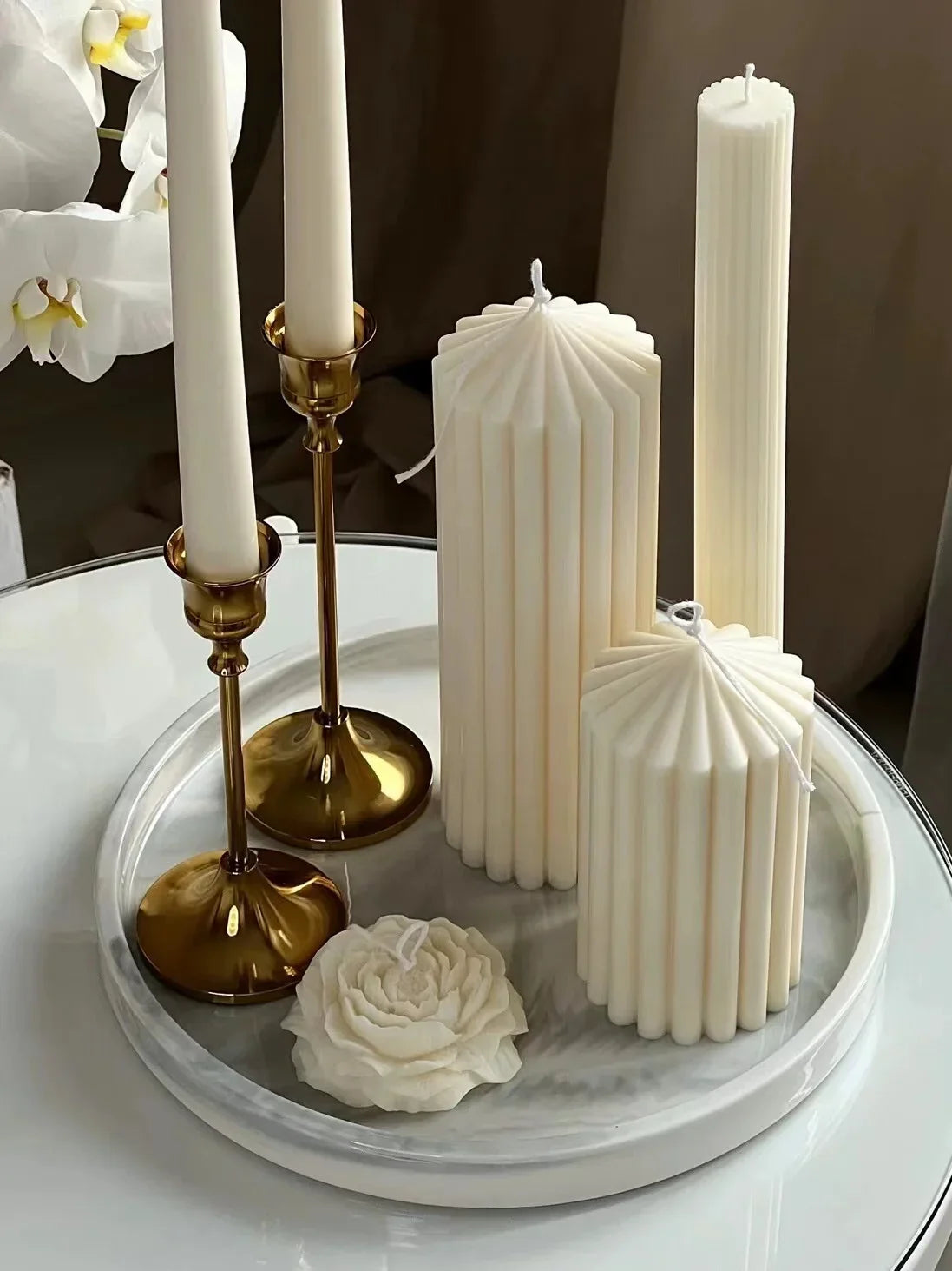 Vivolux | Luxuriöse Aromatische Duftkerze | Für herrliche Düfte im Wohnzimmer