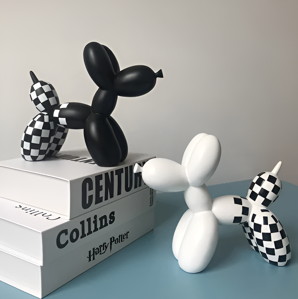 Vivolux | Balloon Pup Art - Kreatives Ballonhund-Design für die Heimdekoration