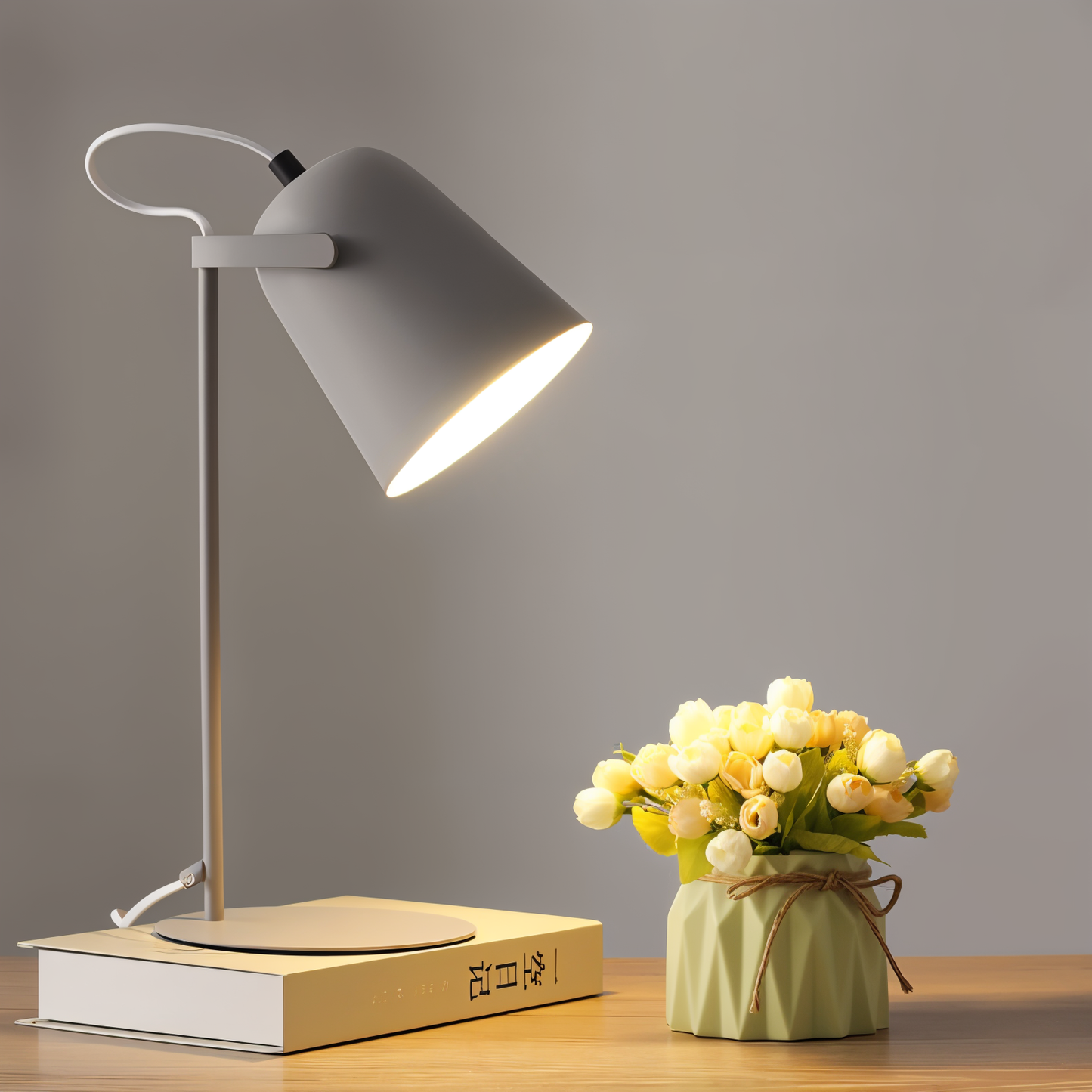 Vivolux | Macaron – Verstellbare Nordische Tischlampe für ein Stilvolles Büro