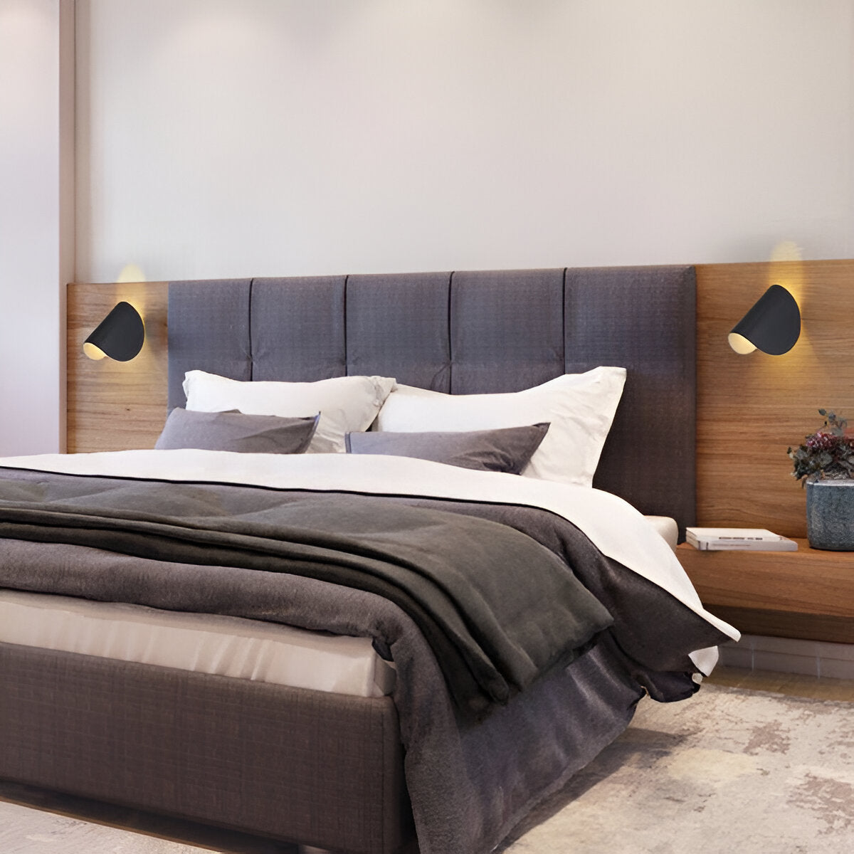 Vivolux | Twist Wandlampe - Drehbare Wandleuchte aus Metall - Curve Wandleuchter