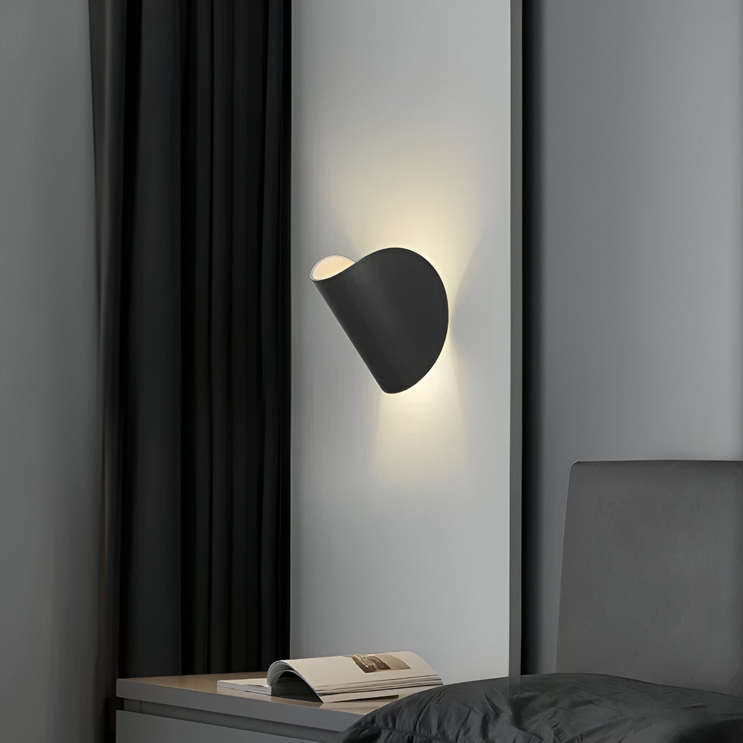 Vivolux | Twist Wandlampe - Drehbare Wandleuchte aus Metall - Curve Wandleuchter