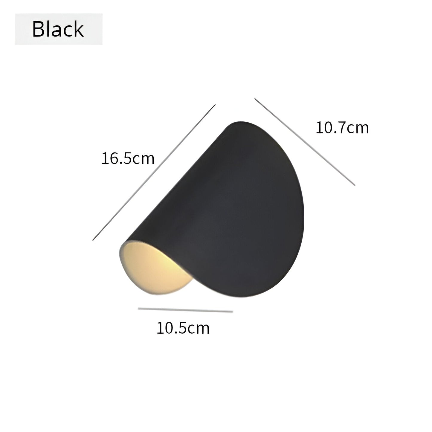 Vivolux | Twist Wandlampe - Drehbare Wandleuchte aus Metall - Curve Wandleuchter