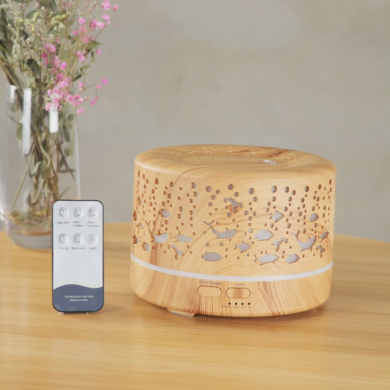 Vivolux | Ultraschall Aroma Diffusor Luftbefeuchter mit Fernbedienung
