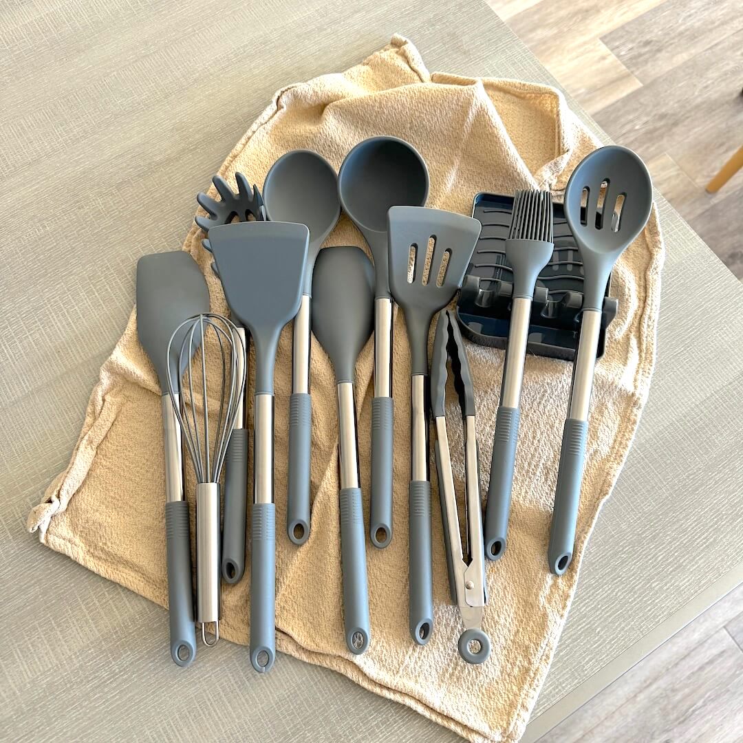 Lyon Küchenutensilien-Set aus Silikon