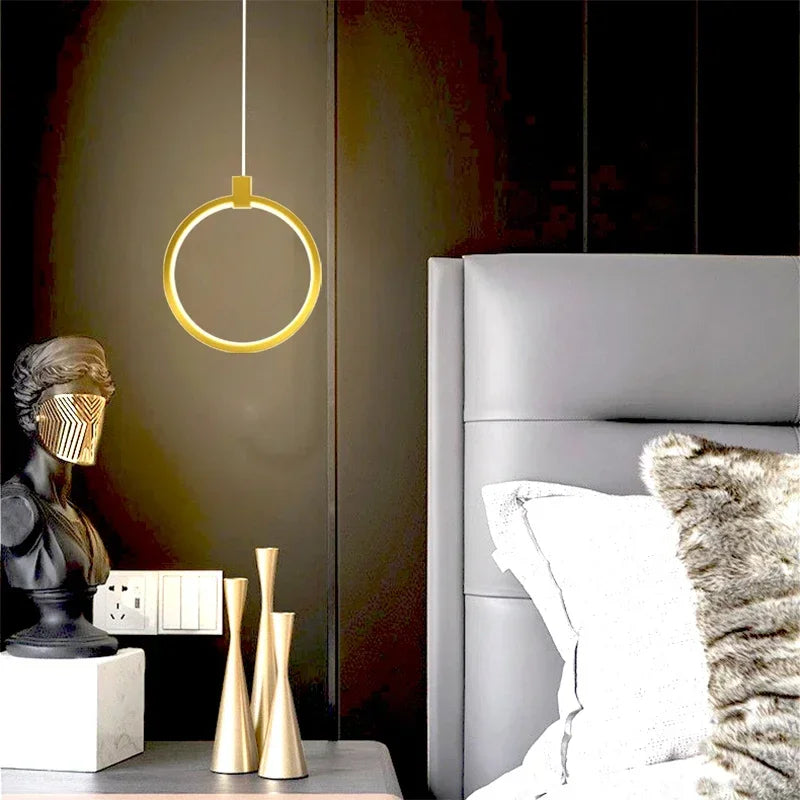 Vivolux | Elegante Doppelte Ring Hängeleuchte | DuoGlow