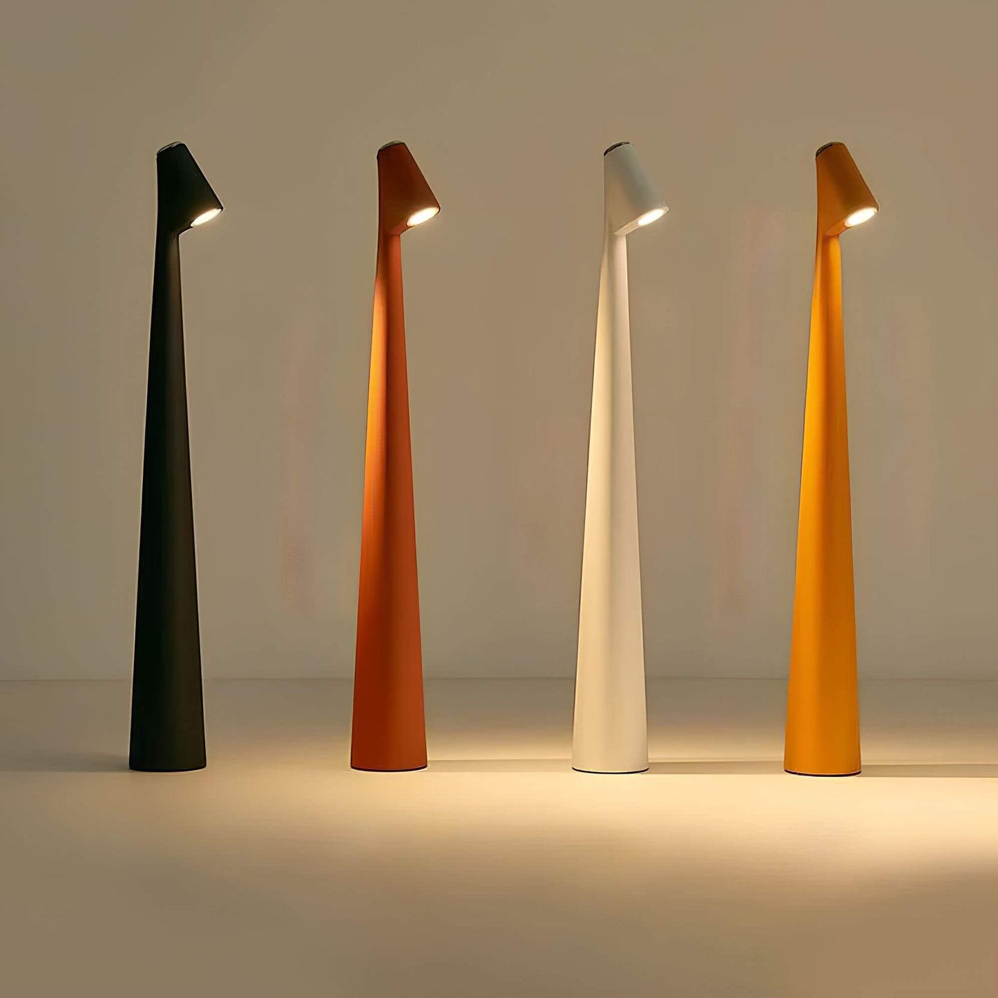 Vivolux Minimalistische LED-Tischlampe | Kabellos | Dimmbar | Leselampe | Esszimmerbeleuchtung