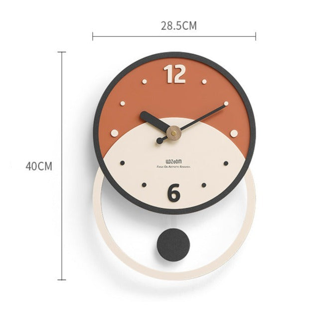 Vivolux | Nordic Minimalist Wanddekoration Uhr für das Wohnzimmer