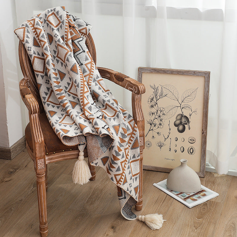 Vivolux | Boho Navajo Sonnenlicht Tagesdecke