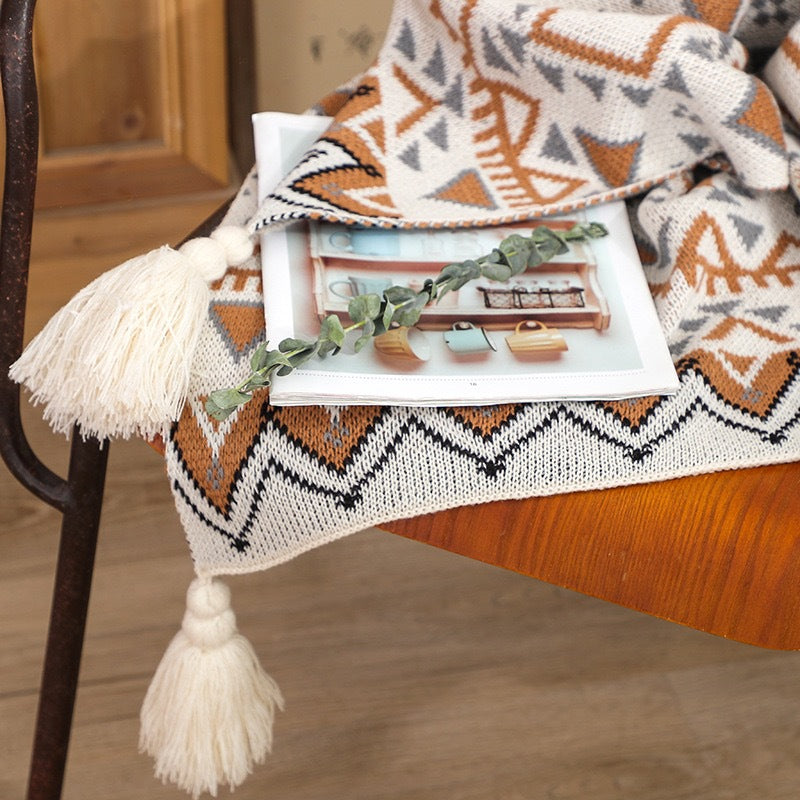 Vivolux | Boho Navajo Sonnenlicht Tagesdecke