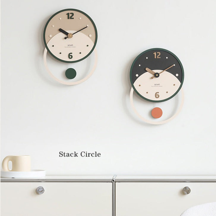Vivolux | Nordic Minimalist Wanddekoration Uhr für das Wohnzimmer