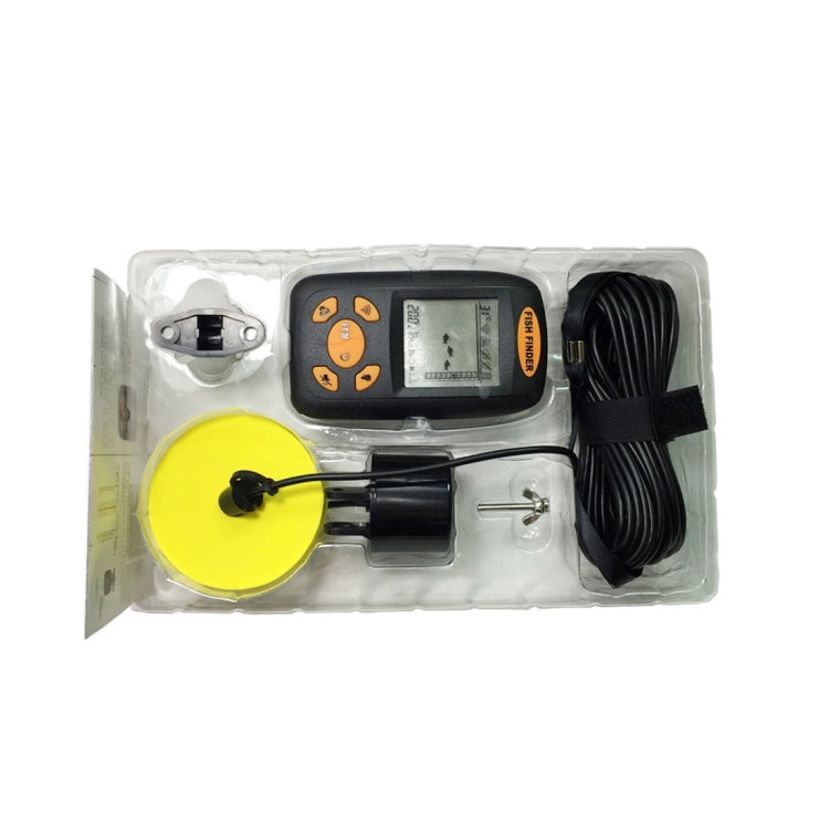 Vivolux | Tragbarer Ultrasonic Fischfinder, Wassertiefe & Temperatur Fischfinder mit kabelgebundenem Sonarsensor und LCD-Display