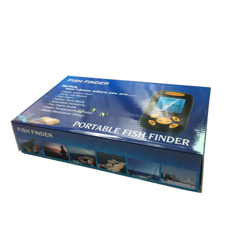 Vivolux | Tragbarer Ultrasonic Fischfinder, Wassertiefe & Temperatur Fischfinder mit kabelgebundenem Sonarsensor und LCD-Display