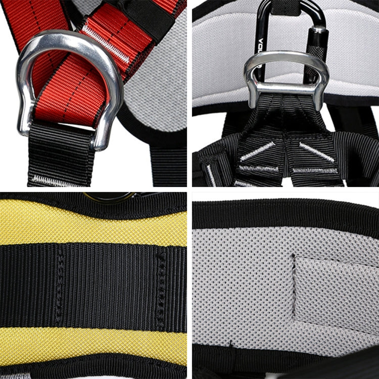 Vivolux | XINDA XDA9516 Outdoor Klettern Polyester Hochfestes Draht Verstellbarer Abstieg Ganzkörper Sicherheitsgurt