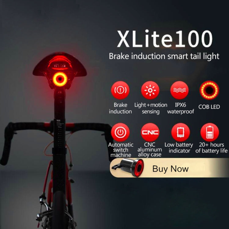 Vivolux | XLITE100- ETA100 IPX-6 abnehmbares USB wiederaufladbares intelligentes Sensor-Bremsrücklicht