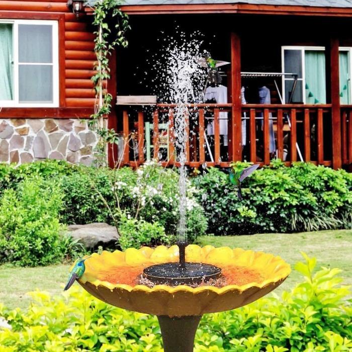 Vivolux | Sophia AquaGlow Solarbrunnen – Charmante Gartenzierbrunnen