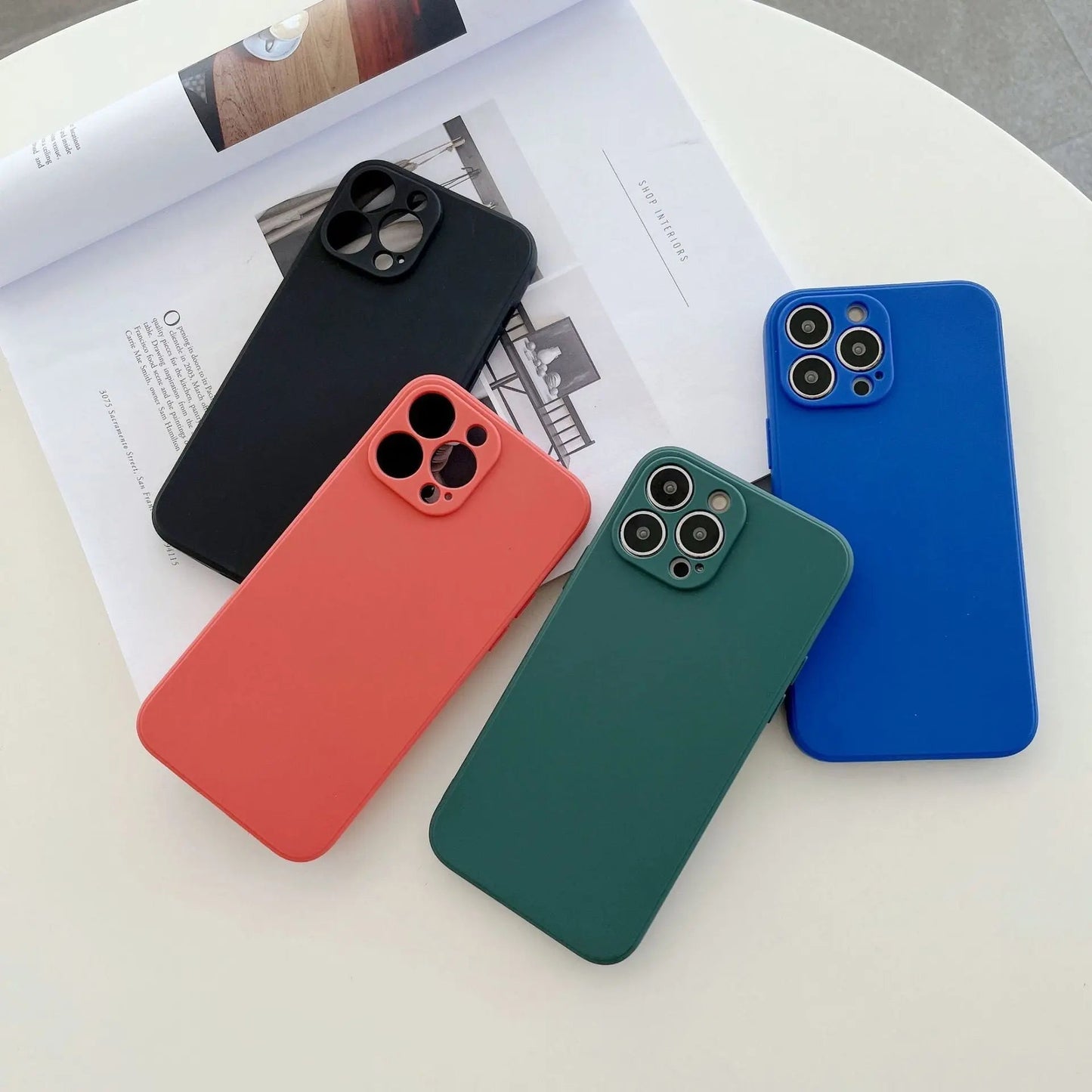 Vivolux | Pastell Einfarbig Silikon iPhone Hülle