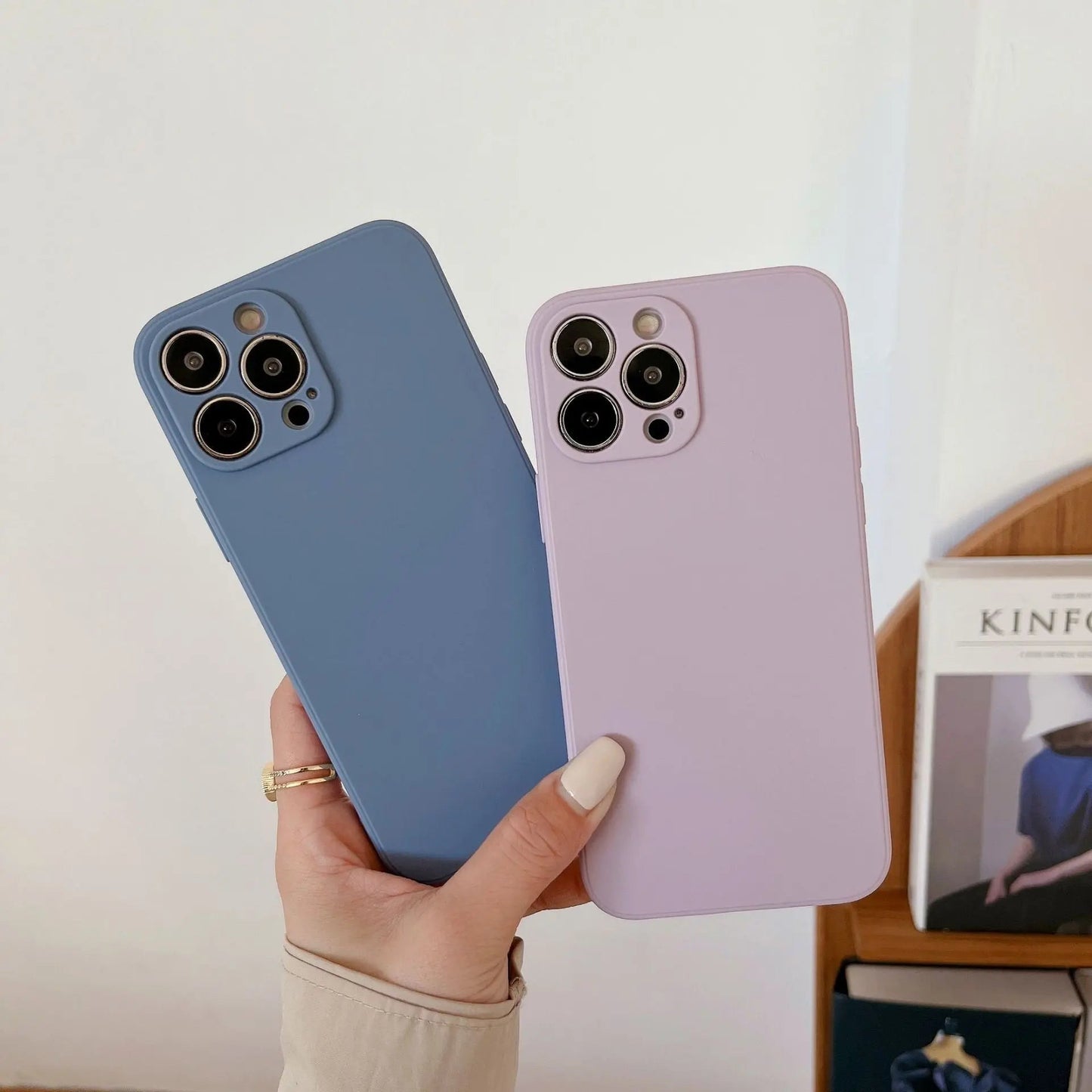 Vivolux | Pastell Einfarbig Silikon iPhone Hülle