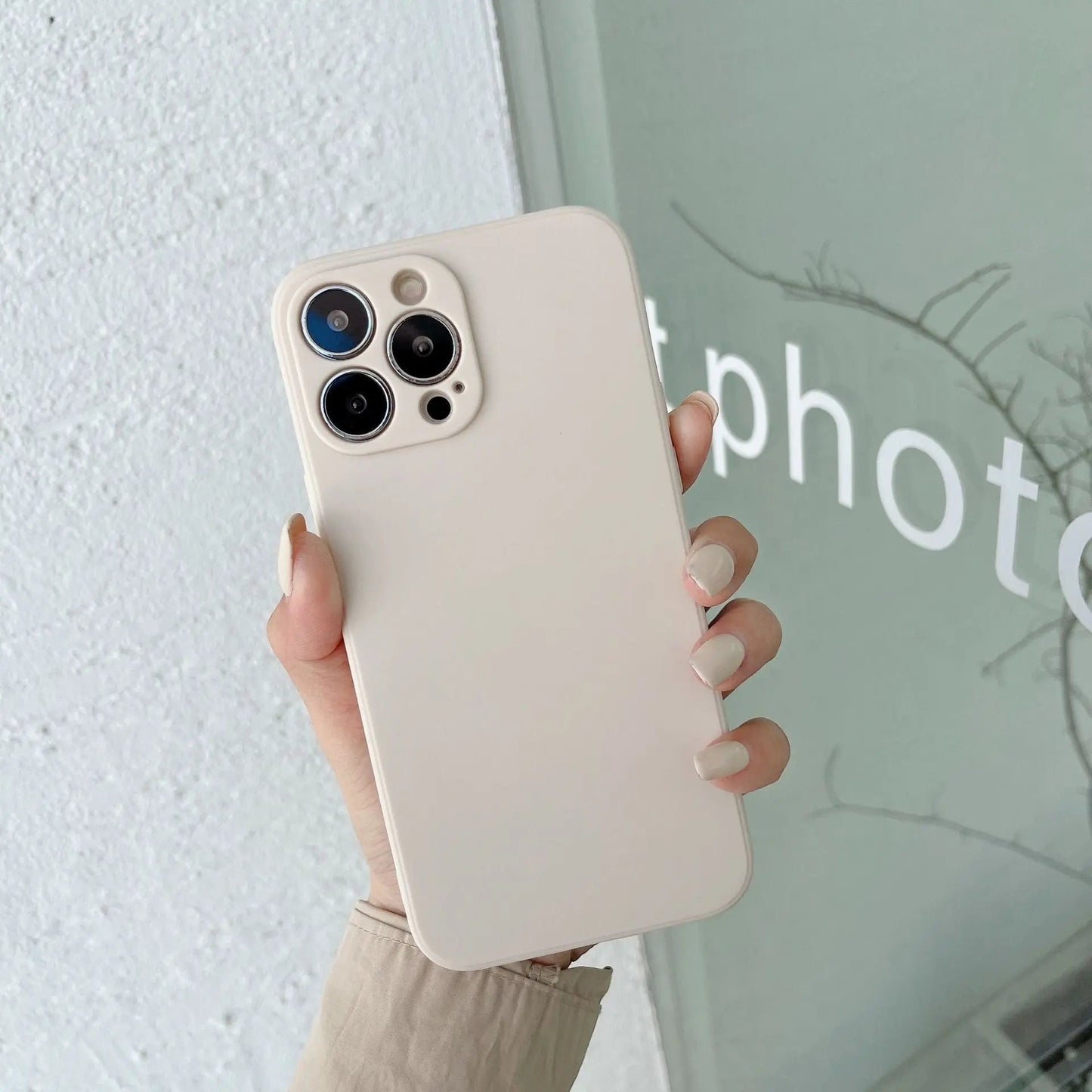 Vivolux | Pastell Einfarbig Silikon iPhone Hülle