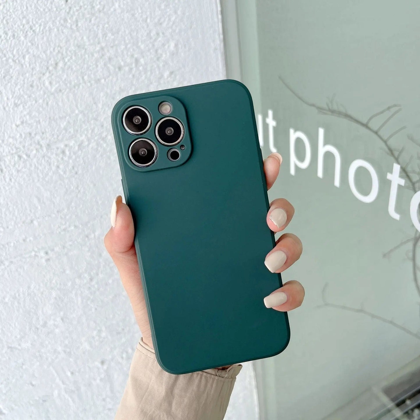 Vivolux | Pastell Einfarbig Silikon iPhone Hülle