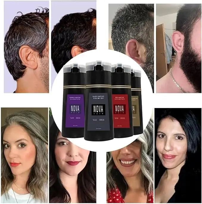 Vivolux | NovaHair Instant Dye Shampoo – Schnelle Farbauffrischung für dein Haar