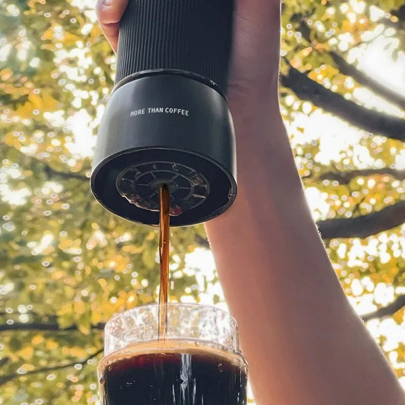 Vivolux | Tragbare Kaffeemaschine 18 Bar, Handdruckbetrieb, ZZUOM CM101, Kompakte Extraktion für Outdoor-Camping-Reise-Nutzung