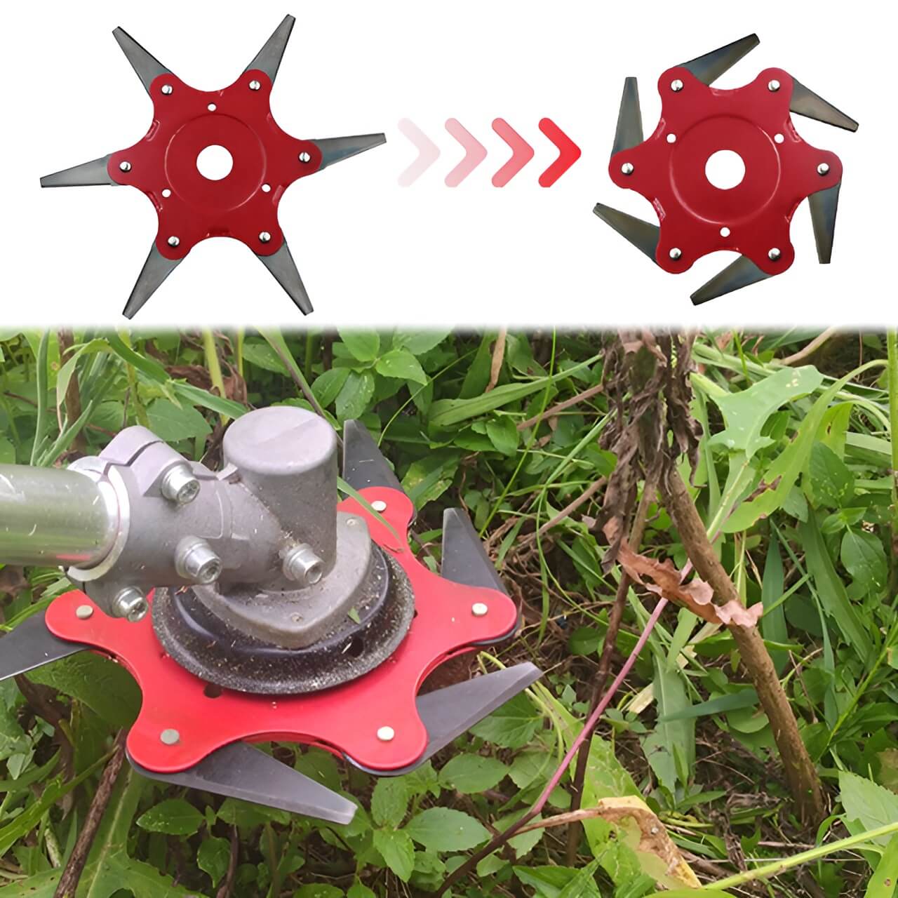 Vivolux | Universal 6-Stahl-Rasiermesser Trimmerkopf