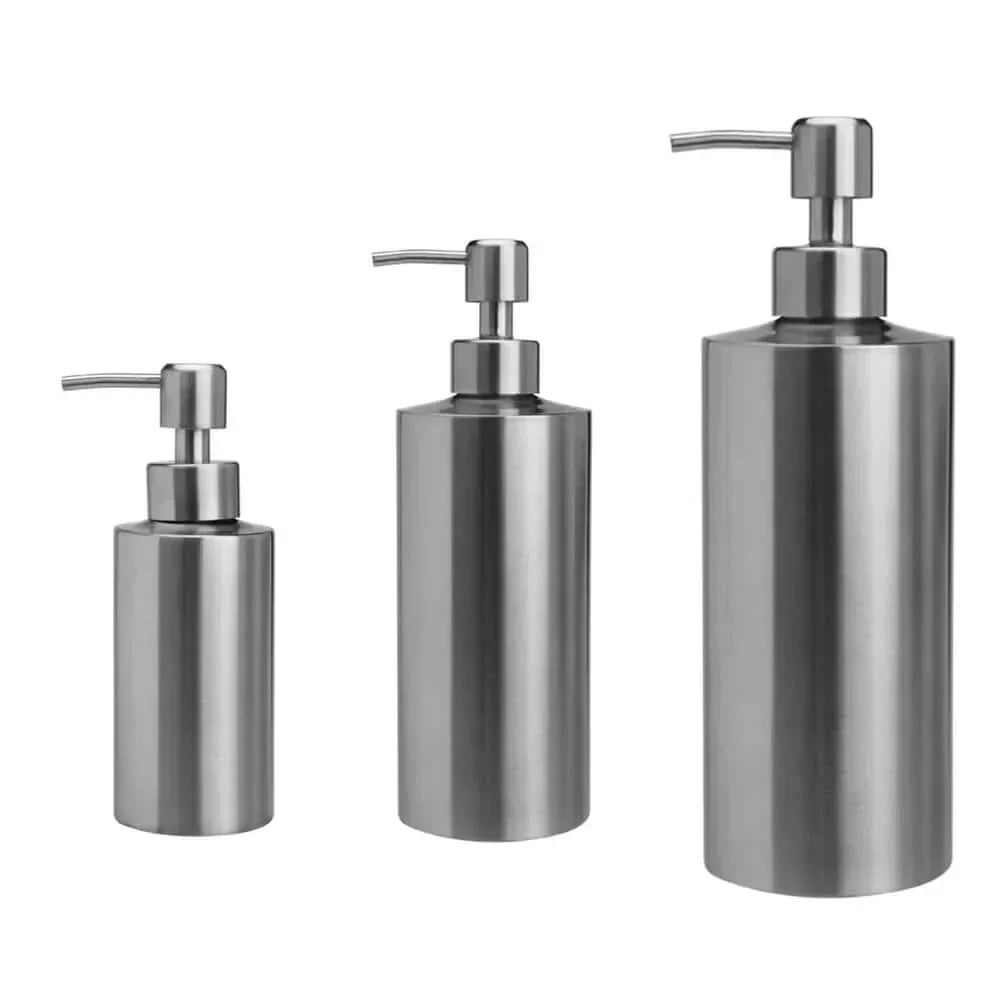 Vivolux | Eleganter Edelstahl Handpumpen Seifenspender 250ml/350ml/550ml