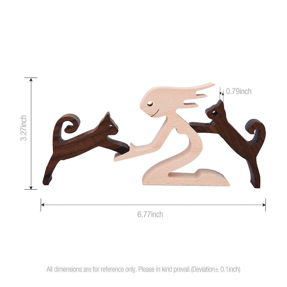Vivolux | Dänische Holztiere Ornamente