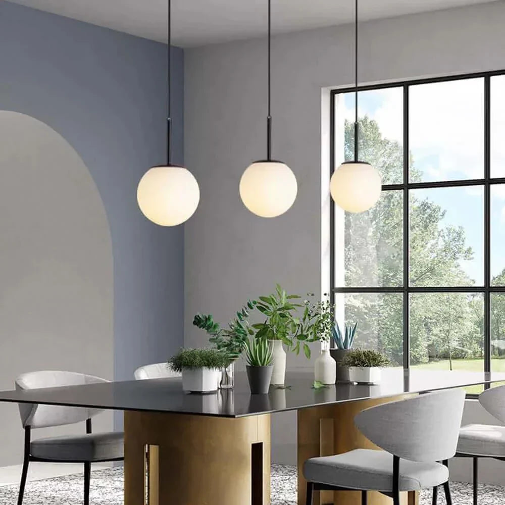 Vivolux | Mid-Century Modern Glas Ball Pendelleuchte