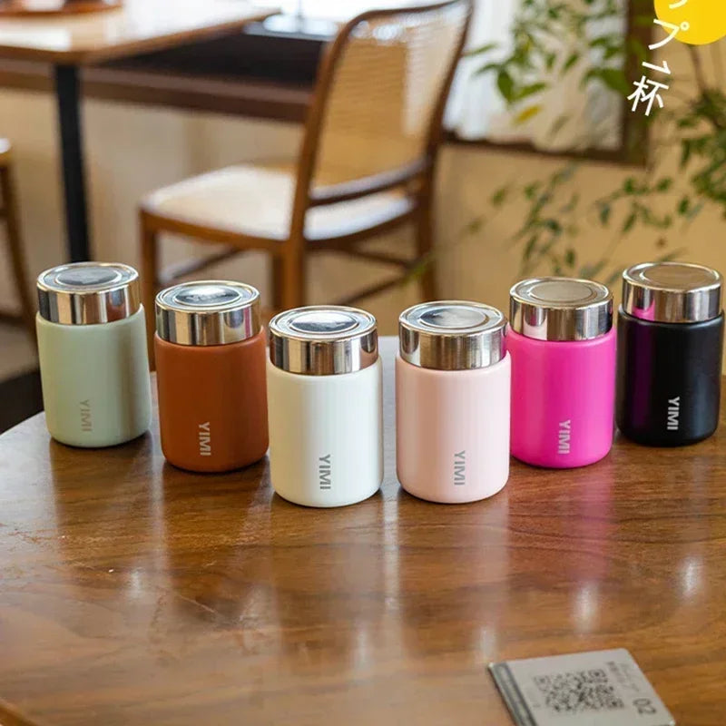 Vivolux | 230ml Mini 316 Edelstahl Tragbare Thermoskanne - Taschen-Vakuumflasche