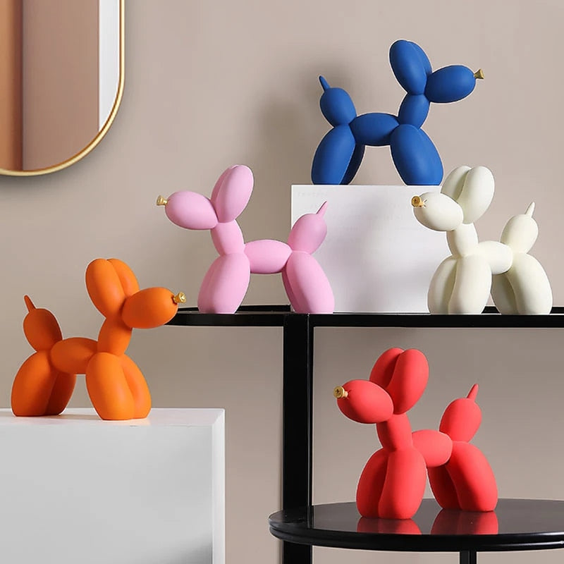 Vivolux | Luxuriöse Wohnkultur, Ballonhund Deko, Büroschreibtisch Zubehör, Tier Deko, moderne beliebte Kunst, nordische Statuen