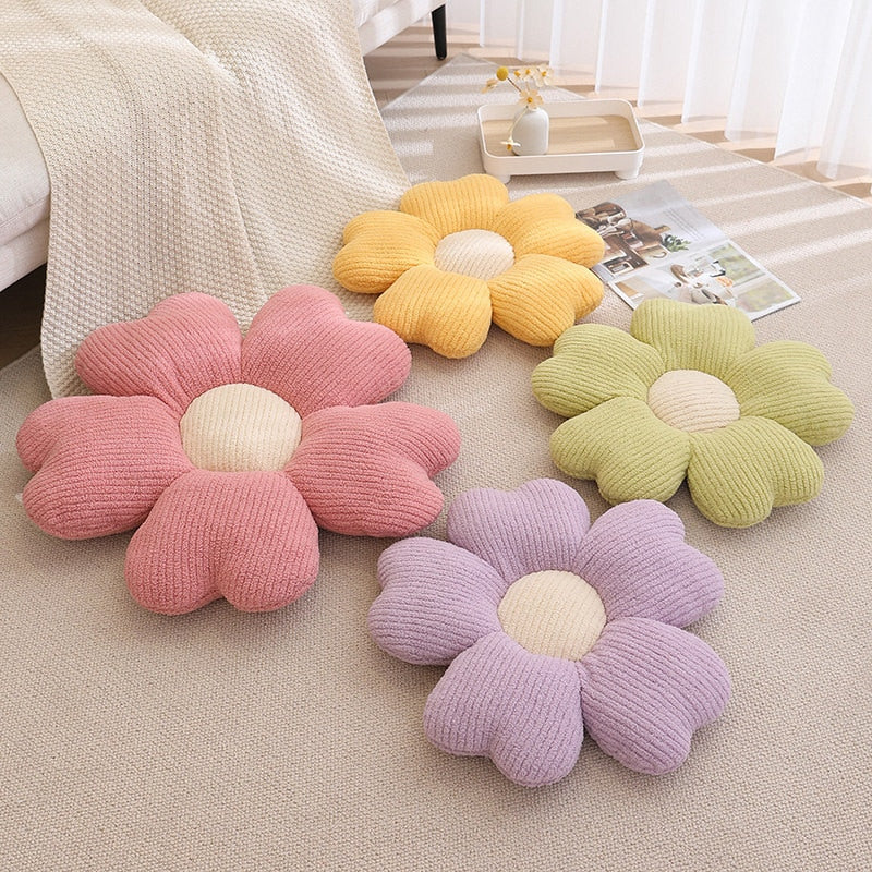 Vivolux | Fluffy Kleeblumen Kissen