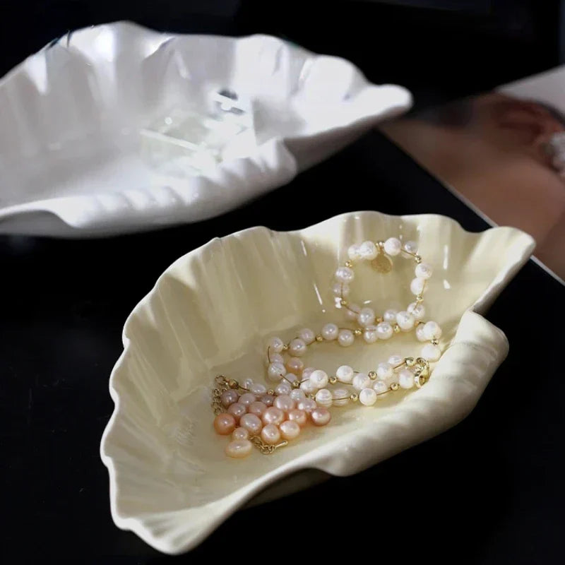 Vivolux | Creme Keramik Muschelteller