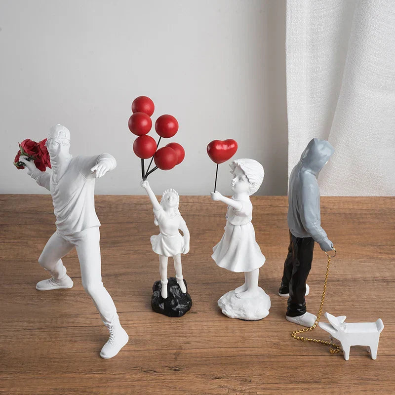 Vivolux | Von Banksy inspirierte Skulpturensammlung