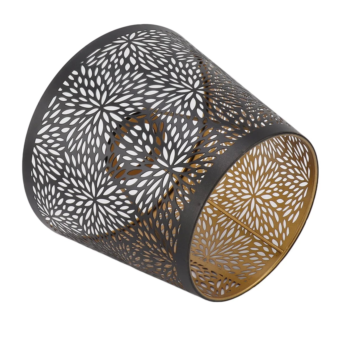 Vivolux | Metall-Lampenschirm mit Goldmuster