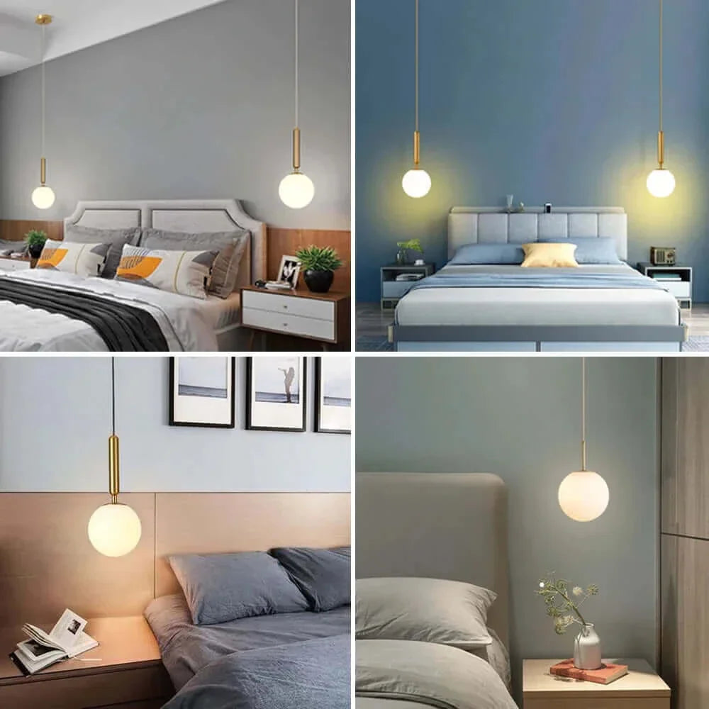 Vivolux | Mid-Century Modern Glas Ball Pendelleuchte