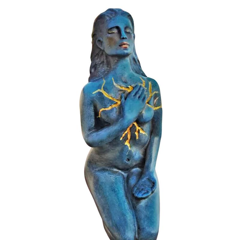 Vivolux | Heilende Göttin Skulptur: Harz abstrakt